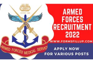 Armed Forces AFMS Recruitment 2022 