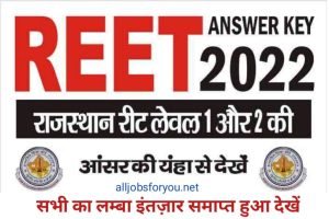 REET Exam Answer Key Link 2022