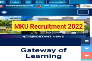 MKU Recruitment 2022 Apply