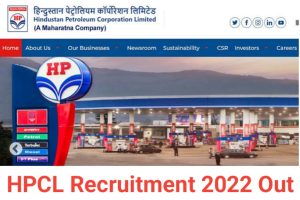 HPCL Recruitment Online 2022