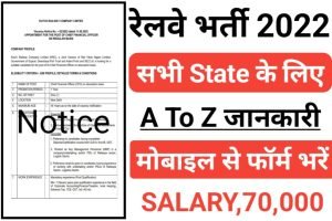 Railway CFO Recruitment 2022