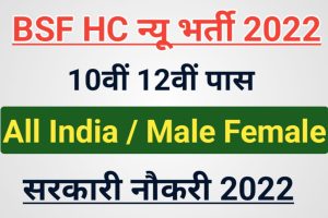 BSF Head Constable Form 2022