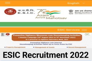 ESIC Recruitment Direct Today 2022