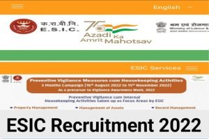ESIC Recruitment Direct Today 2022