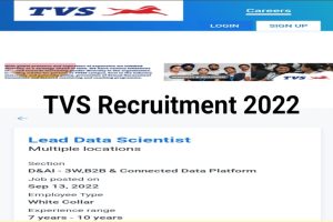 TVS Recruitment 2022 Out Apply