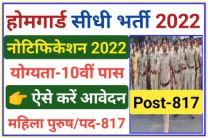 Tamil Nadu Home Guard Recruitment 2022