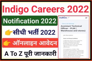 Indigo Airlines Careers Recruitment 2022