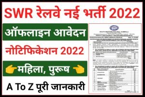 South Western Railway Offline Form 2022