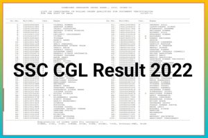 SSC CGL Tier 3 Result Download 2022