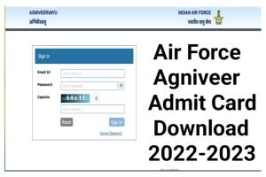 Indian Air Force Agniveer Exam Date Exam City 2023