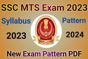 SSC MTS Syllabus 2023