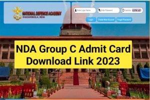 NDA Group C Civilian Admit Card 2023
