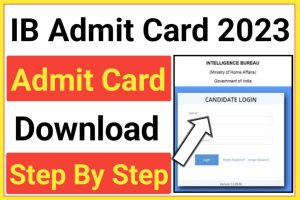 IB Admit Card Download 2023