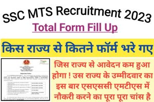 SSC MTS Total Form Fill Up 2023