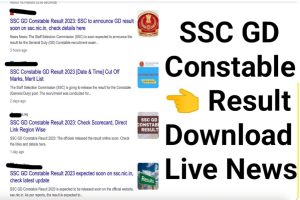 SSC Constable GD Result Today 2023