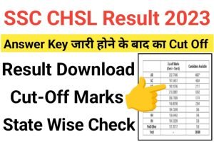 SSC CHSL Cut Off 2023