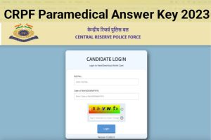 CRPF Paramedical Staff Answer Key 2023