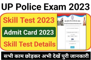 UP Police Skill Test Admit Card Download 2023