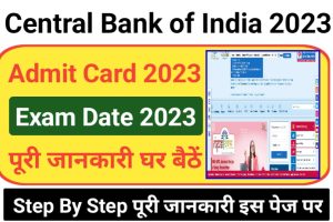Central Bank Of India Exam 2023