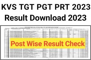 KVS Result 2023