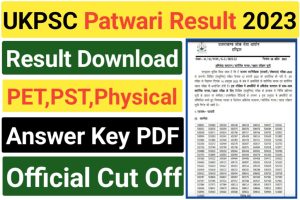 UKPSC Patwari Lekhpal Result Download 2023