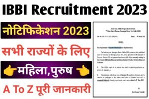 IBBI Executive Recruitment 2023