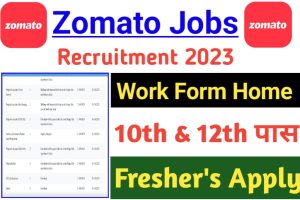 Zomato Part Time Job Work From Home 2023