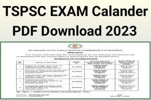 TSPSC Exam Calendar 2023