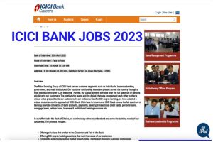 ICICI Bank RM Recruitment 2023