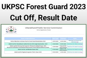 UKPSC Forest Guard Cut Off 2023