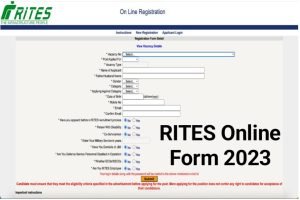 RITES Finance Officer Recruitment 2023