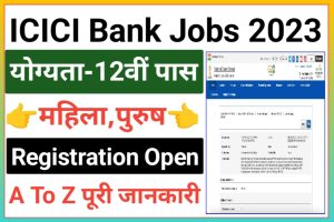 ICICI Bank Back Office Executive Bharti 2023