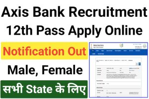 Axis Bank Back Office Job Apply 2023