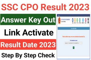 SSC CPO Tier II Answer Key 2023