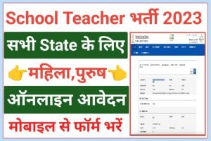 School Teacher Job 2023