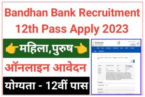 Bandhan Bank Fresher DSA Jobs 2023