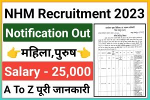 NHM Raipur Various Post 2023