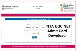 NTA UGC NET Admit Card Download 2023