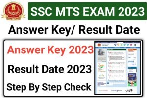 SSC MTS Answer Key 2023