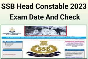 SSB Head Constable Admit Card 2023
