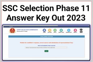 SSC Phase 11 Answer key 2023