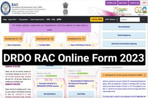 DRDO RAC Project Scientist Online Form 2023