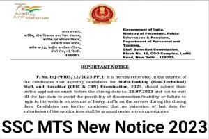 SSC MTS Non Technical Recruitment 2023