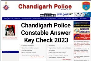 Chandigarh Police Constable Answer Key 2023