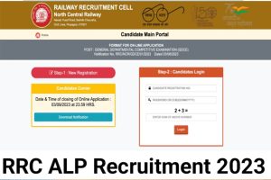 RRC NER ALP Online Form 2023