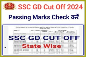 SSC Constable GD Passing Marks 2024