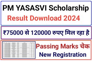 PM YASASVI Scholarship Result 2024